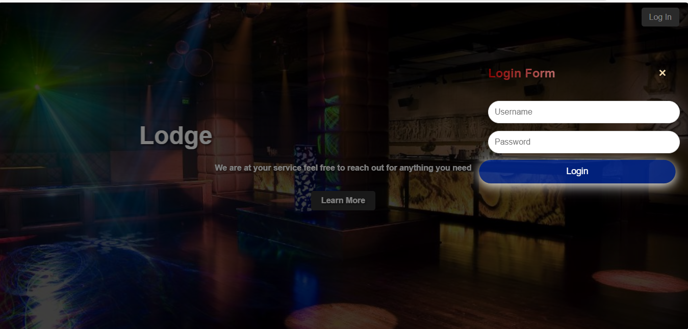 Lodge System Screenshot