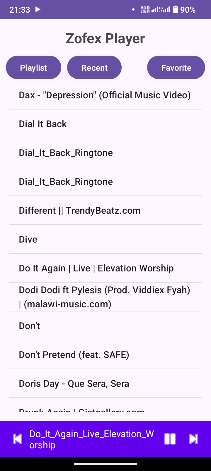 MP3 Player Screenshot